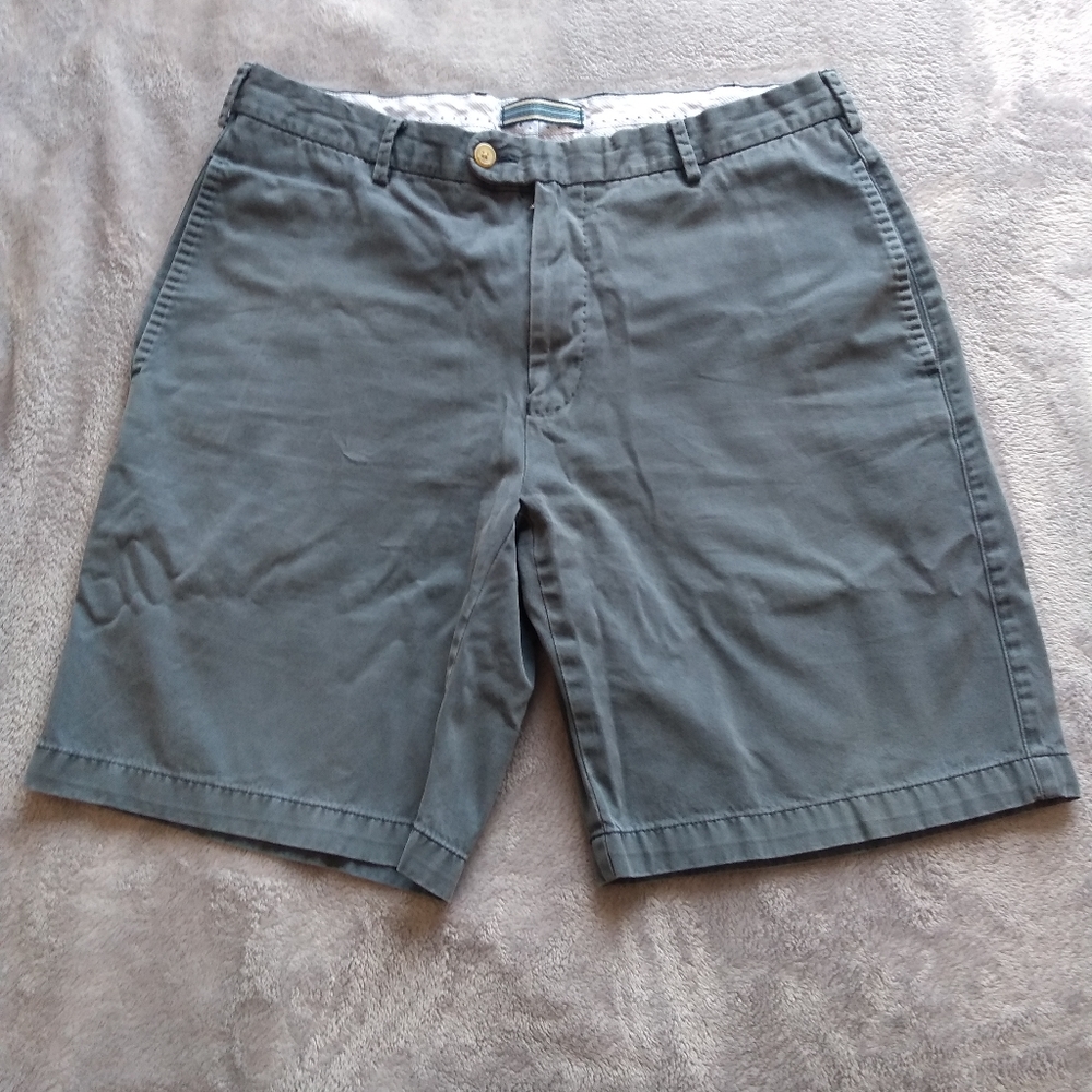 Peter Millar Mens 34 Blue Pima Cotton Chino Shorts